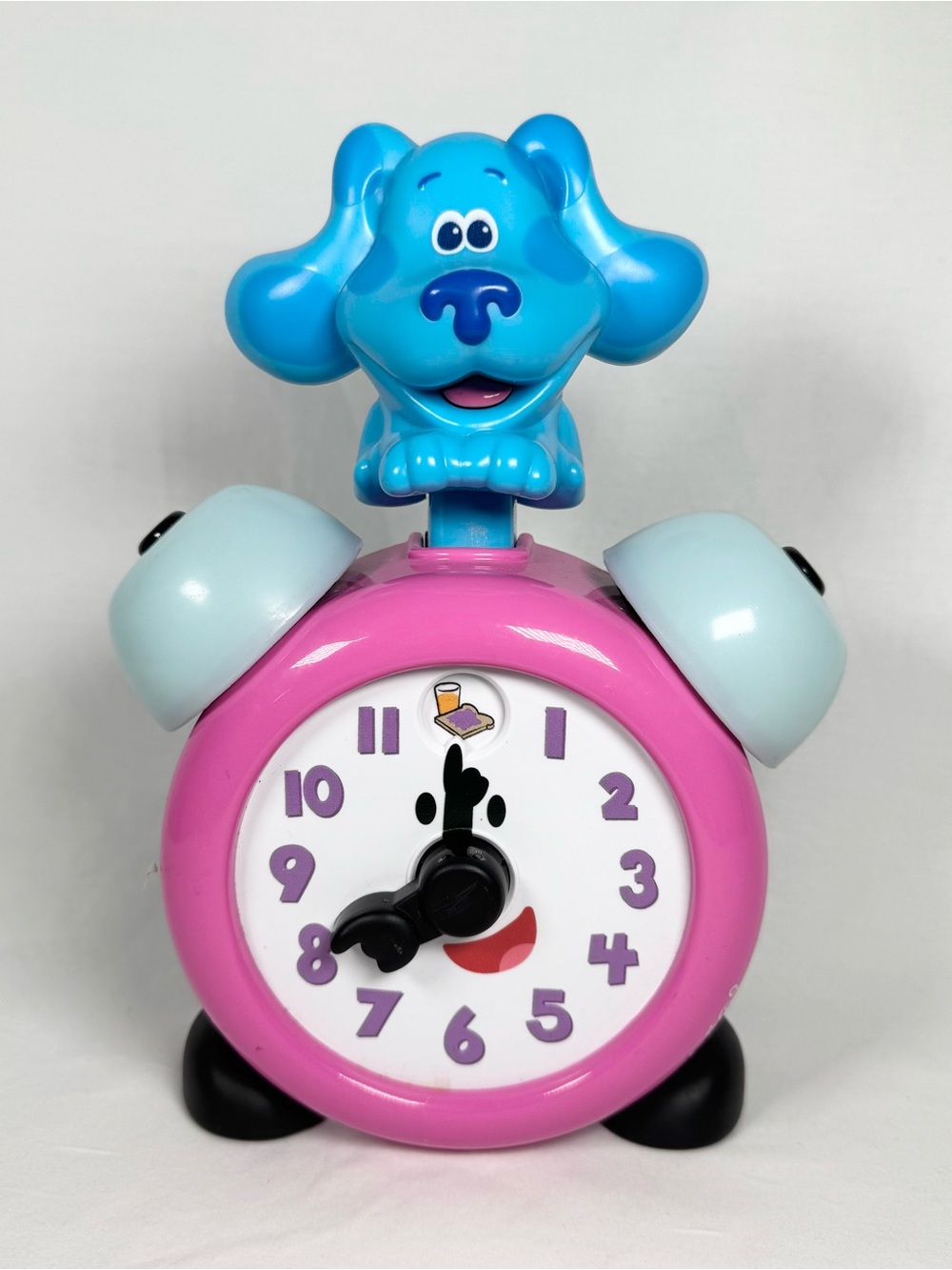 Leapfrog Blue's Clues & You-Tickety Tock Alarm Clock Play & Learn, Works!